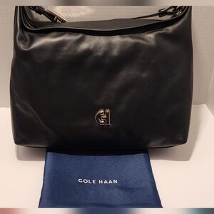 Cole Haan Kamila hobo bag is crafted in rich leather NWT